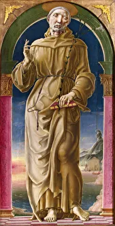 Saint Anthony of Padua. Artist: Tura, Cosimo (before 1431-1495) Saint Anthony of Padua. Artist: Tura, Cosimo (before 1431-1495)