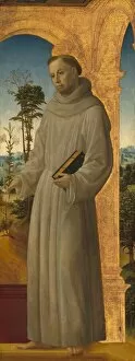 Habit Gallery: Saint Anthony of Padua, c. 1495 / 1500. Creator: Vincenzo Foppa