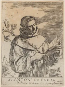 Anthony Of Padua St Gallery: Saint Anthony of Padua. Creator: Guercino