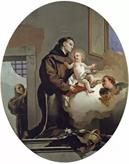 Saint Anthony of Padua with the Infant Jesus, 1767-1769. Artist: Tiepolo, Giambattista