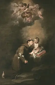 Franciscan Prints: Saint Anthony of Padua with the Infant Jesus