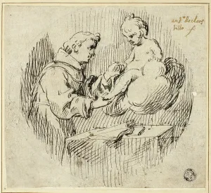 Anthony Of Padua St Prints: Saint Anthony of Padua with the Infant Jesus