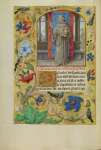 Anthony Of Padua St Prints: Saint Anthony of Padua; Spinola Hours