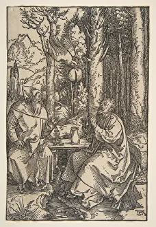 Saint Anthony and Saint Paul in the Desert, ca. 1503. Creator: Albrecht Durer