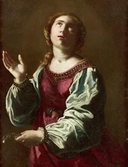 Museo Soumaya Prints: Saint Apollonia, 1642-1643. Creator: Gentileschi, Artemisia (1598-1653)