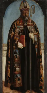 Catholic Church Prints: Saint Augustine, c1460. Creator: Piero della Francesca (ca 1415-1492)