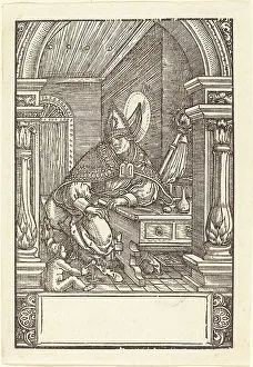 Saint Augustine. Creator: Hans Springinklee