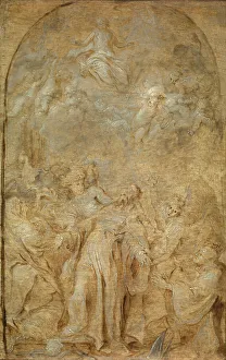 Ecstasy Prints: Saint Augustine in Ecstasy, 1628. Creator: Anthony van Dyck