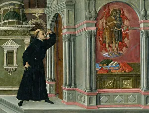 Saint Augustines Vision of Saints Jerome and John the Baptist, 1476