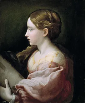 Helper Prints: Saint Barbara. Artist: Parmigianino (1503-1540)