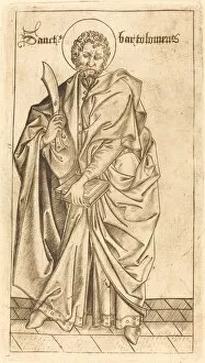Saint Bartholomew, c. 1470 / 1480. Creator: Israhel van Meckenem