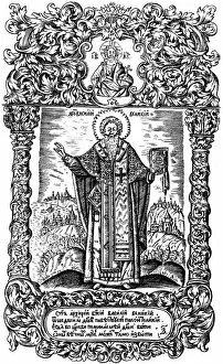 Images Dated 14th January 2011: Saint Basil The Great. Illustration to the book Synodicon, 1700