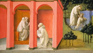 Rescue Collection: Saint Benedict Orders Saint Maurus to the Rescue of Saint Placidus, c. 1445 / 1450