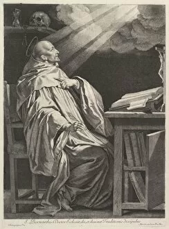 Bernard Of Clairvaux Gallery: Saint Bernard de Clairvaux. Creator: Jean Morin