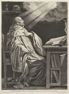 Inspiration Collection: Saint Bernard de Clairvaux. Creator: Jean Morin