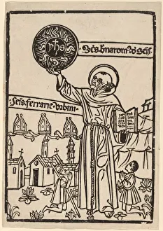 Habit Gallery: Saint Bernardino of Siena, 1470 / 1480. Creator: Unknown