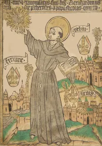 Saint Bernardino of Siena, ca. 1465. ca. 1465. Creator: Anon