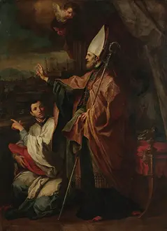 Saint Bernard Prints: Saint Bernardo degli Uberti, Bishop of Parma