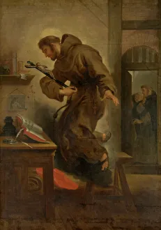 Floating Prints: Saint Bonaventura in Ecstasy, mid-late 17th century