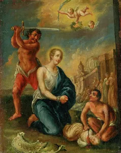 Decapitation Prints: Saint Candida, 1760-1780. Creator: Unknown