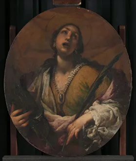 Catherine St Prints: Saint Catherine, 1617-1661. Creator: Cecco Bravo