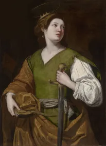 Catherine Of The Wheel Gallery: Saint Catherine of Alexandria, c. 1635