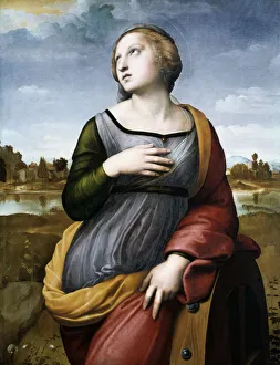 St Catherine Of Prints: Saint Catherine of Alexandria, c1507. Artist: Raphael