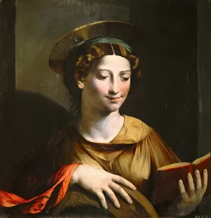 Catherine Of The Wheel Gallery: Saint Catherine of Alexandria, ca 1530. Creator: Dossi, Dosso (ca. 1486-1542)