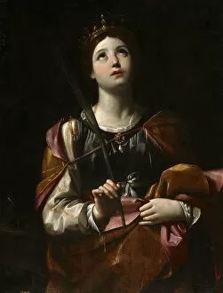 Catherine Of The Wheel Gallery: Saint Catherine of Alexandria, ca 1606. Creator: Reni, Guido (1575-1642)