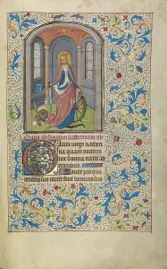 Vrelant Guillaume Prints: Saint Catherine; Arenberg Hours, early 1460s. Creator: Willem Vrelant