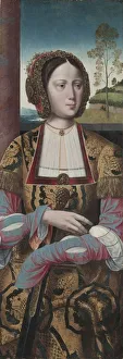 Saint Catherine, c. 1520. Creator: Master of the Holy Blood (Netherlandish)