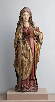 1490s Prints: Saint Catherine, late 15th century. Creator: Unknown