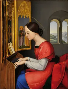 Cecilia Collection: Saint Cecilia, 1823. Artist: Drager, Anton Josef (1794-1833)