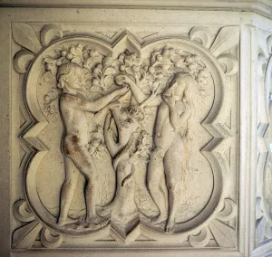 Detail from Saint Chapelle, 13th century