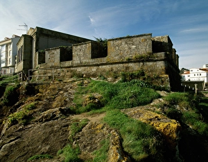 Saint Charles Castle, Fisterra (Finisterre), La Coruna province, Galicia, Spain, (2000). Creator: LTL