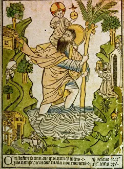 Church History Prints: Saint Christopher, 1423