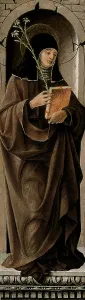 Santa Clara Prints: Saint Claire, 1470. Creator: Francesco del Cossa