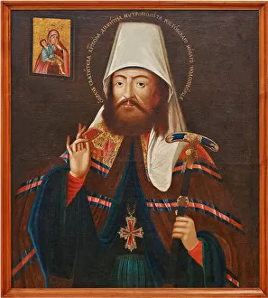 Russian Icon Painting Gallery: Saint Dimitry, Metropolitan of Rostov, Second Half of the 18th cen