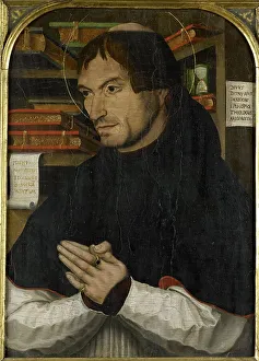 St Dionysius Prints: Saint Dionysius the Areopagite in Prayer, 1505-1510. Creator: Anon