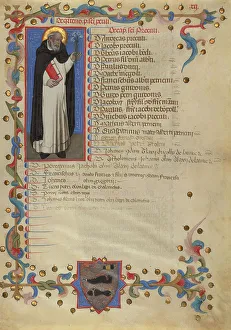 Dominican Prints: Saint Dominic, about 1386. Creator: Niccolo di Giacomo da Bologna