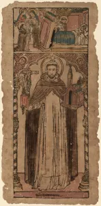 Dominic De Guzman Prints: Saint Dominic, c. 1450. Creator: Unknown