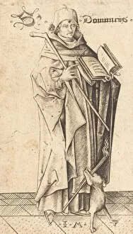 Saint Dominic, c. 1470. Creator: Israhel van Meckenem