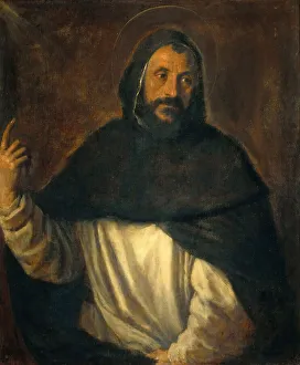 Dominic Prints: Saint Dominic. Creator: Titian (1488-1576)