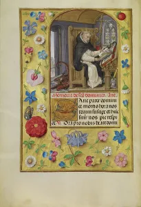 Dominican Prints: Saint Dominic; Spinola Hours, about 1510-1520. Creator: Master of James IV of Scotland