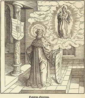 Beck Leonhard Prints: Saint Emericus, 1516/1518. Creator: Leonhard Beck