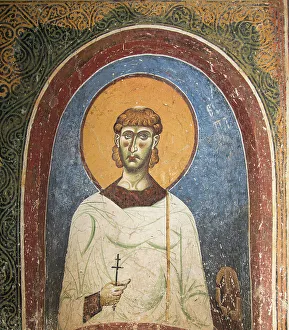 Saint Euplius of Catania, 12th century. Creator: Byzantine Master ()