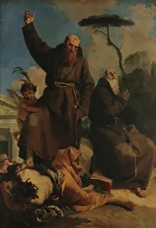 Tiepolo Prints: Saint Fidelis of Sigmaringen and Saint Joseph of Leonessa