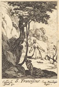 Assisi St Francis Of Collection: Saint Francis, 1592-1635. Creator: Jacques Callot