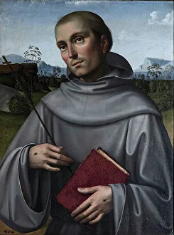Franciscans Prints: Saint Francis of Assisi, 15th century. Creator: Francia, Francesco (1450-1517)