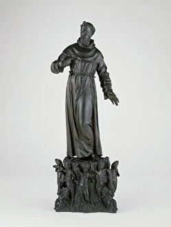 Assisi St Francis Of Collection: Saint Francis of Assisi; Base with Putti, 1600/20. Creator: Nicolo Roccatagliata